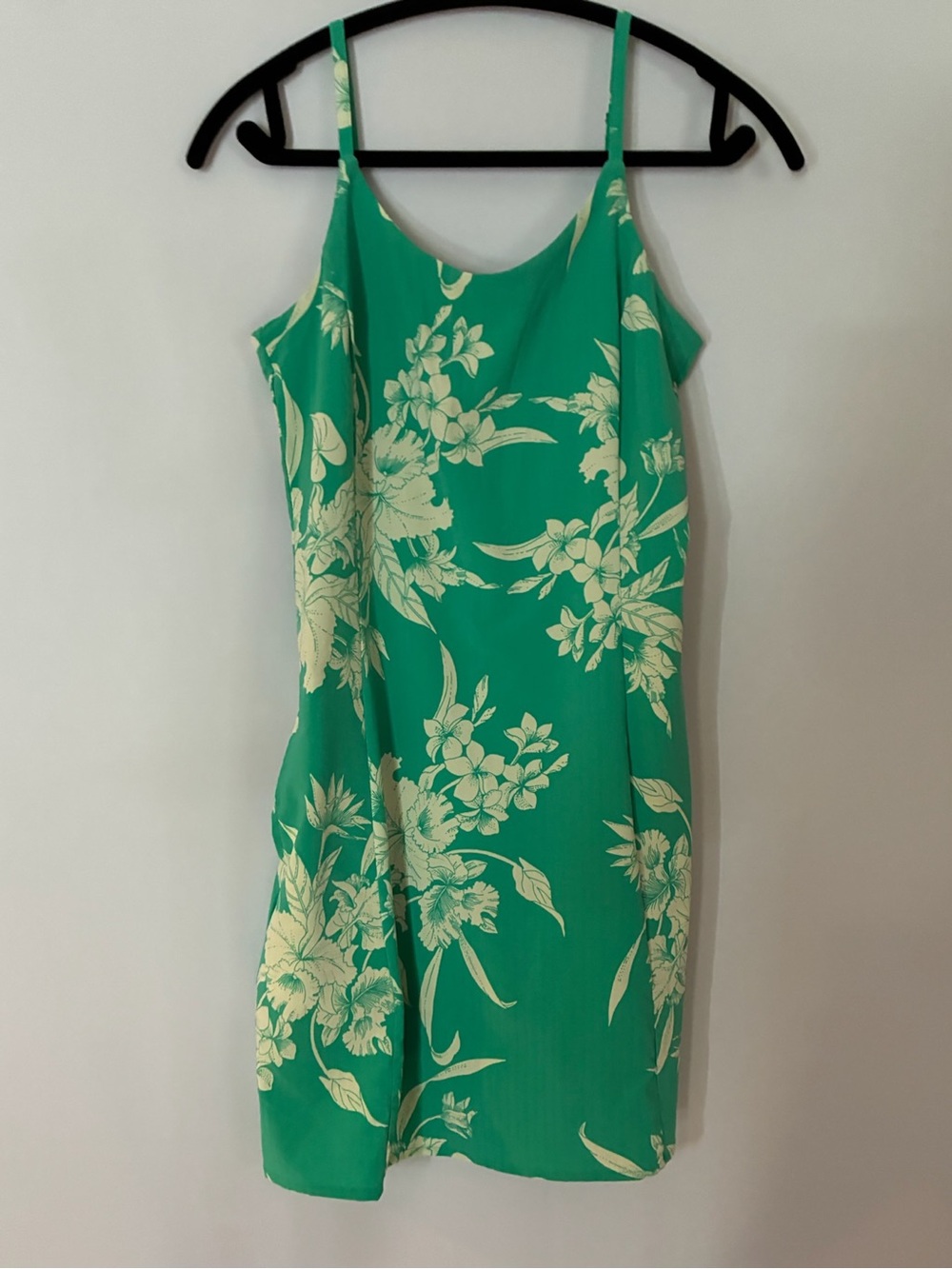 Toad&Co Green Floral Slip Mini Dress -Sz S